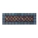 image 2 of Eco-Friendly Rubber Step Mat - Blue Border