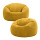 image 1 of icon Kingston Classic Beanbag Corduroy Yellow Set of 2 Yellow | Yellow