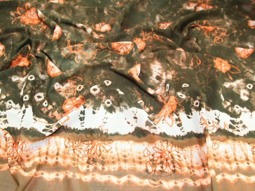 Brown Sheer Chiffon Fabric for Dressmaking, 150cm / 59" Wide - per metre
