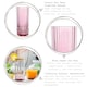 image 2 of Bormioli Rocco America '20s Highball Glasses - 490ml - Lilac Rose - Pack of 6 Pink