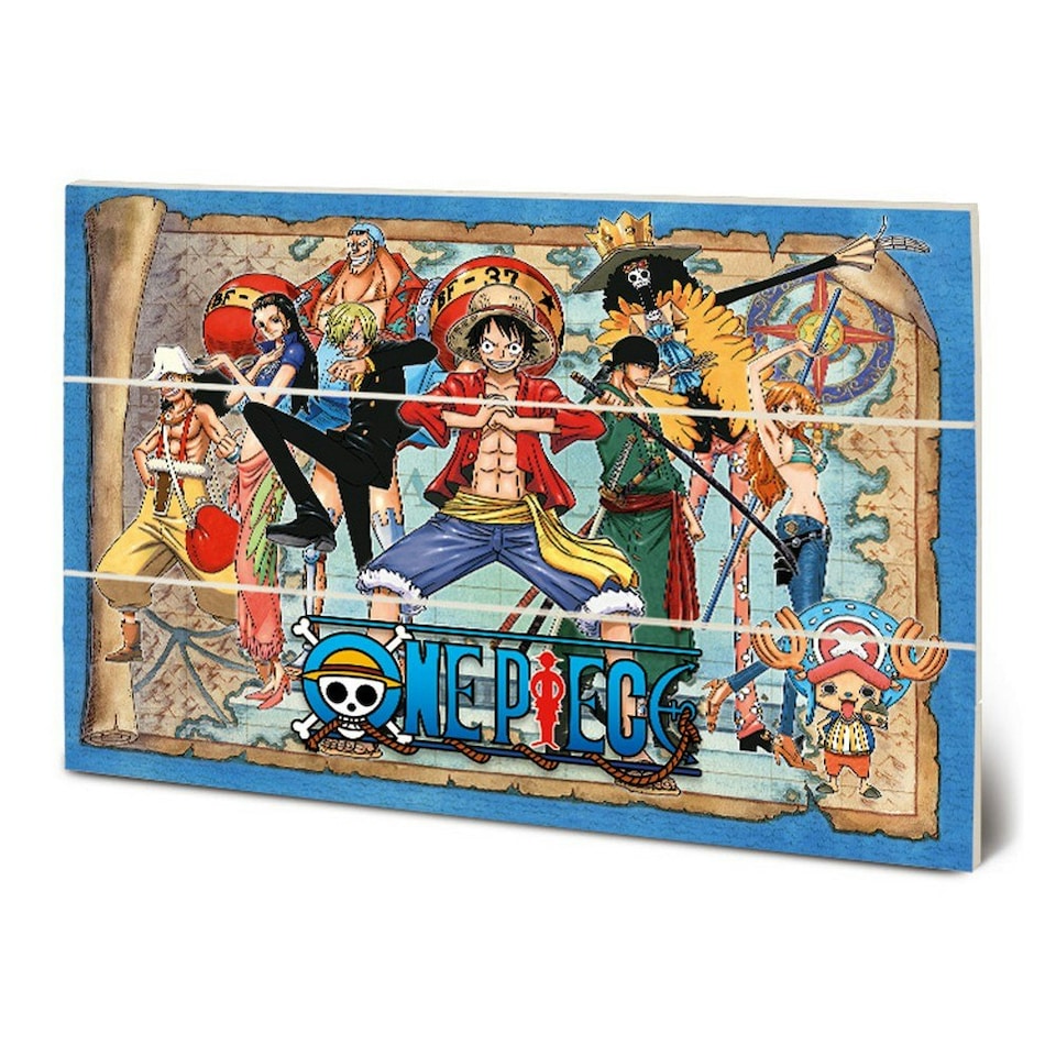 One Piece Plaque - Multicoloured - 20cm x 30cm