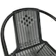 image 4 of Living and home PE Rattan Stacking Garden Chairs-Set of 2