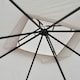 image 9 of Outsunny 3 x 3m Garden Gazebo Patio Party Tent Shelter Outdoor Canopy Double Tier Sun Shade with Metal Frame and Netting, Beige