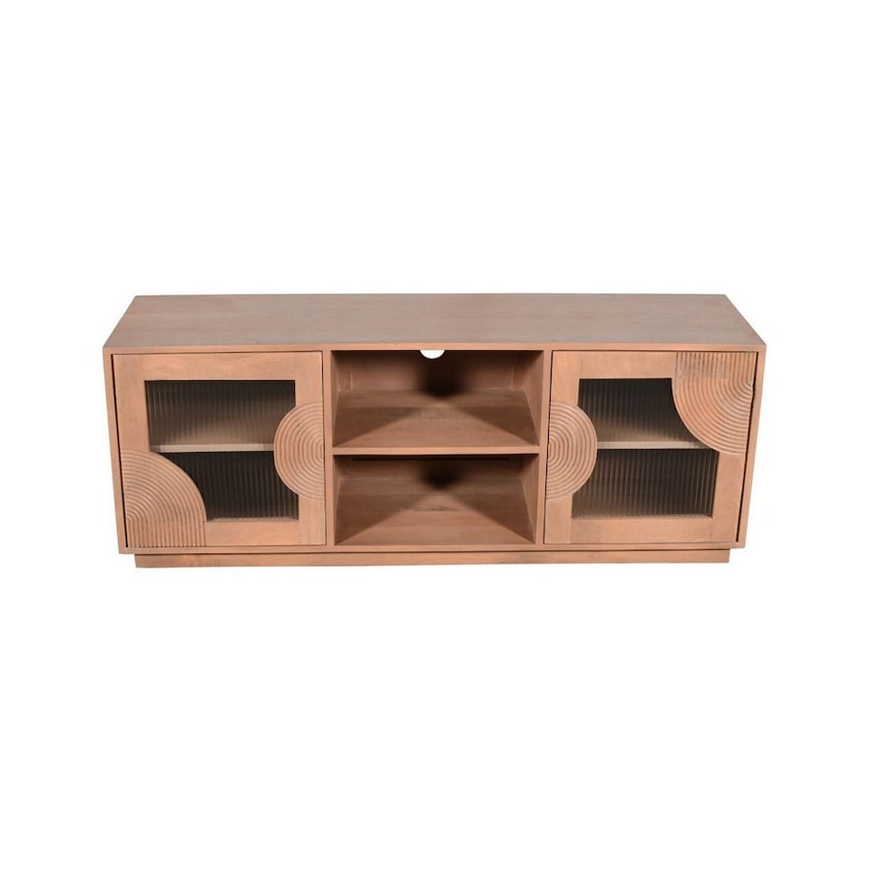 image 1 of Indus Tv Cabinet - Solid Wood - L40 x W145 x H56 cm - Brown