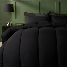 OHS Plain 10.5 TOG Coverless Duvet with Pillowcase Bedding Set
