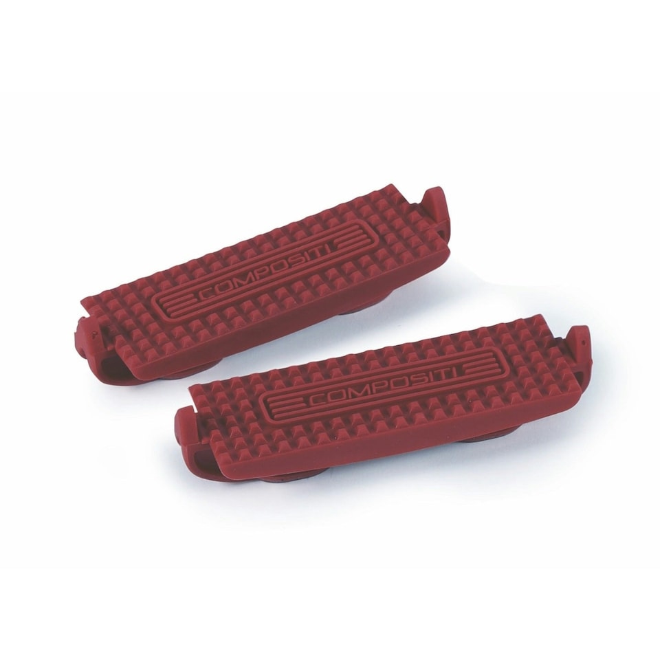 Compositi Unisex Adult Premium Profile Horse Stirrup Treads - Burgundy - One Size