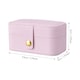 image 5 of Living and Home Portable Mini Jewelry Box Organizer | Pink