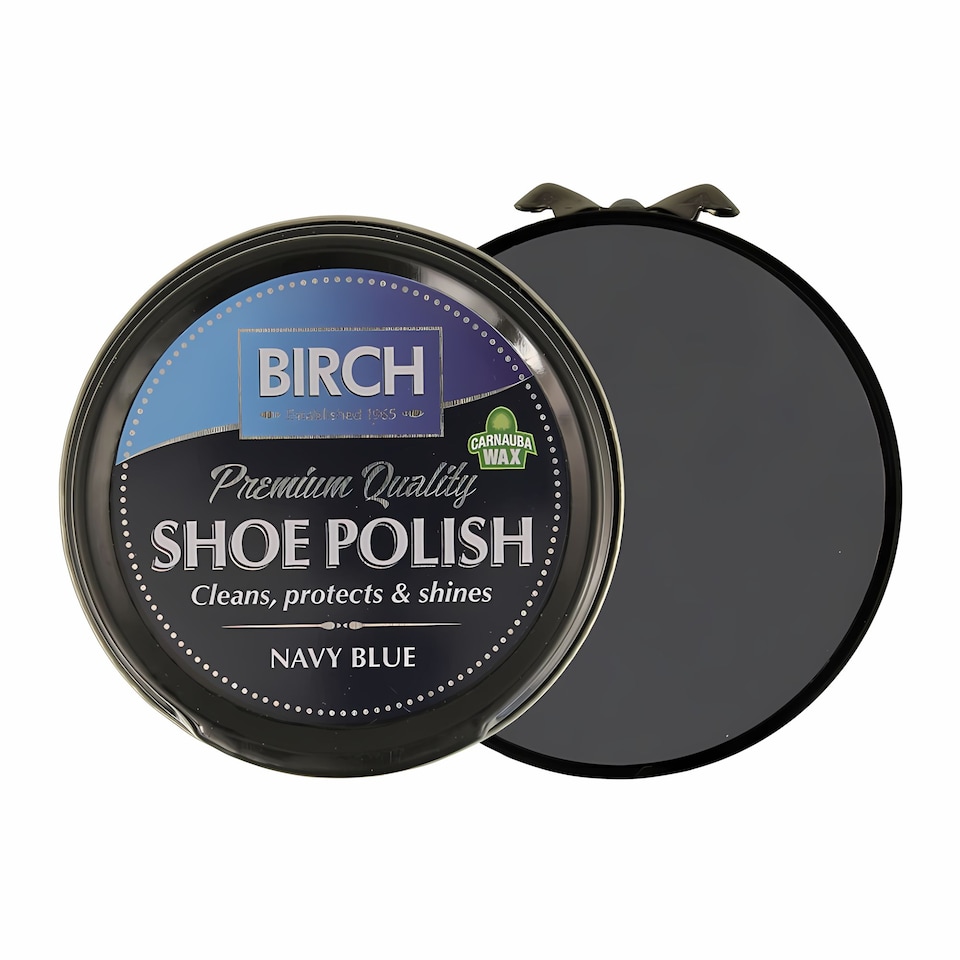 image 1 of BIRCH Traditional Shoe Polish - Wax-Based for Leather Conditioning 50ml