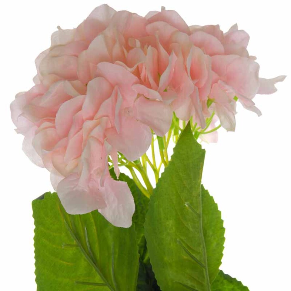 image 1 of Single Hydrangea Artificial Flower - L10 x W18 x H70 cm - Pink