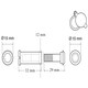 image 2 of Yale Locks - P9401B Door Viewer Brass Finish