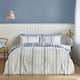 image 7 of Catherine Lansfield Harbour Stripe Blue Duvet Cover Set Blue | Double