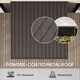 image 3 of Outsunny 3 x 3(m) Waterproof Metal Pergola Easy to Assemble Lean to Pergola