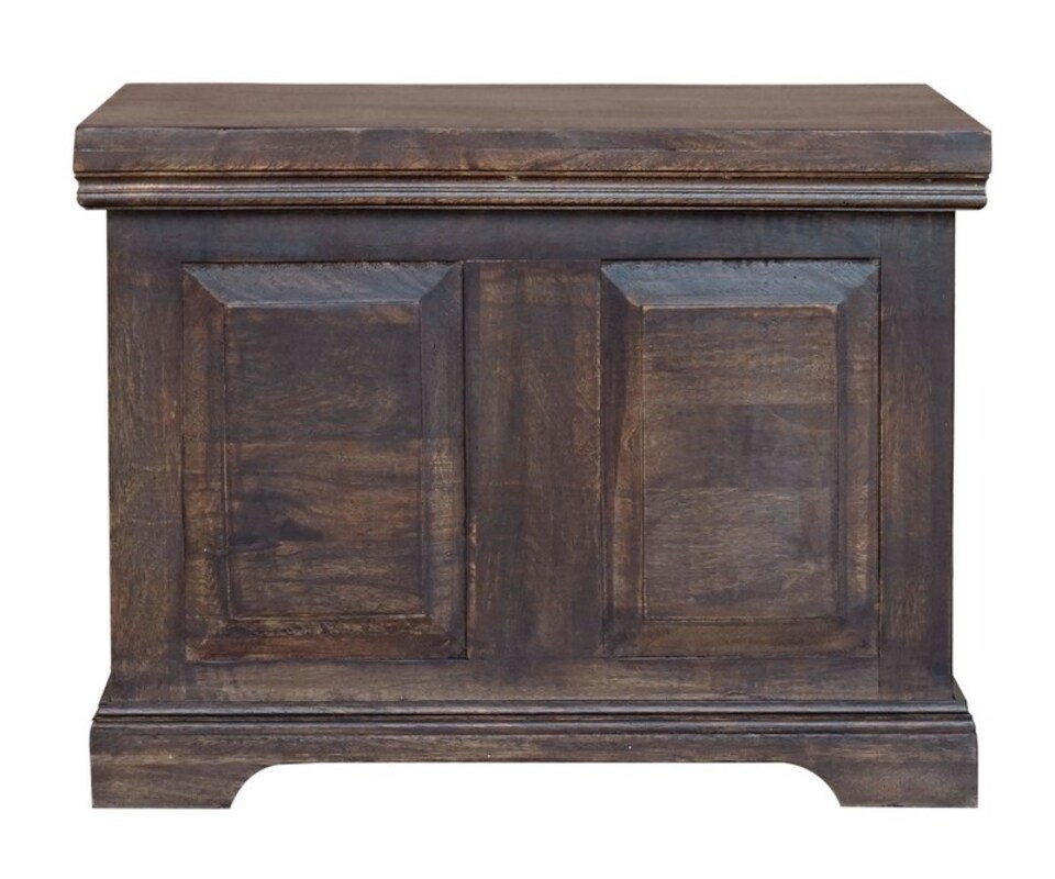 image 1 of Dakota Small Box - Mango Wood - L50 x W60 x H45 cm - Dark Finish