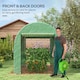 image 5 of Outsunny 1.8 x 1.8 x 2m Polytunnel Greenhouse with Doors and Mesh Windows