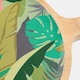 image 6 of OHS Summer Print Bamboo Picnic Serving Board Lightweight Outdoor | Green | Colourful Palm