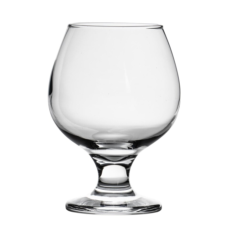 image 1 of LAV Misket Brandy Snifter Glasses - 390ml - Clear - Pack of 6 | Clear | Clear
