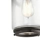 image 5 of Kichler Andover Outdoor 1 Light Wall Lantern Weathered Zinc IP44