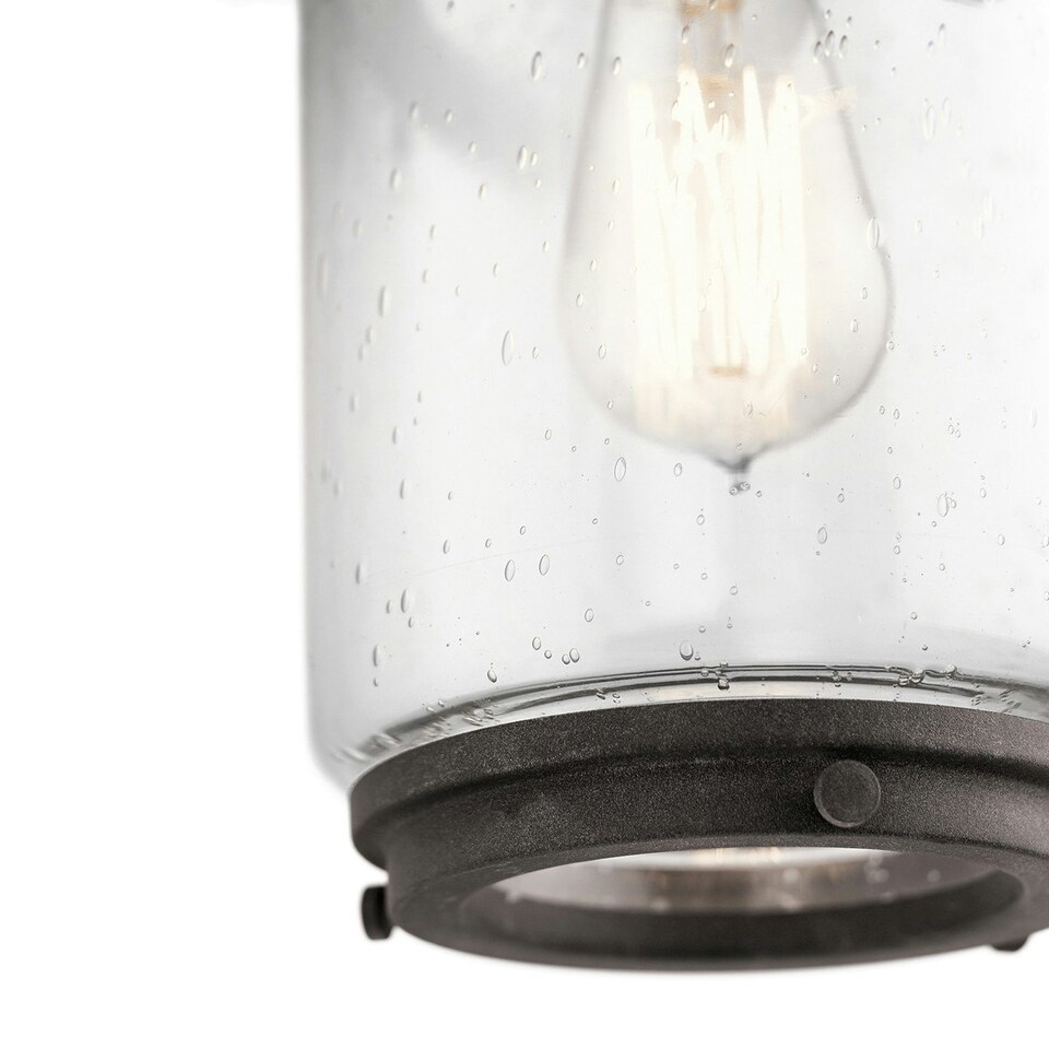 image 1 of Kichler Andover Outdoor 1 Light Wall Lantern Weathered Zinc IP44