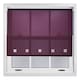 image 3 of FURNISHED Roller Blinds Daylight Square Eyelet Light Filtering Easy Fit Trimmable Window Shade | Purple | Aubergine