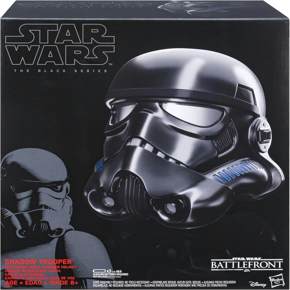 image 1 of Star Wars The Black Series Imperial Shadow Trooper Electronic Helmet