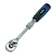 image 6 of 1/4in Drive Telescopic Extendable Ratchet 72 Teeth Quick Release 180 - 230mm