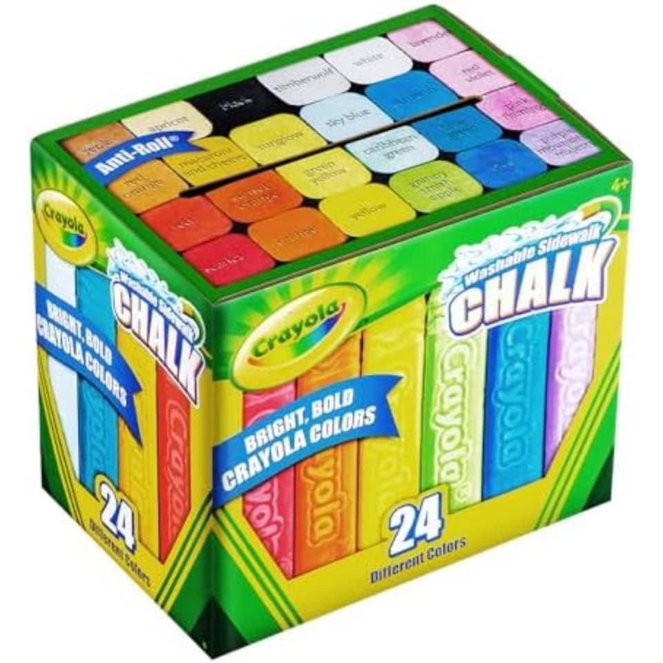 image 1 of Crayola Pavement Chalk Bucket 24 Count