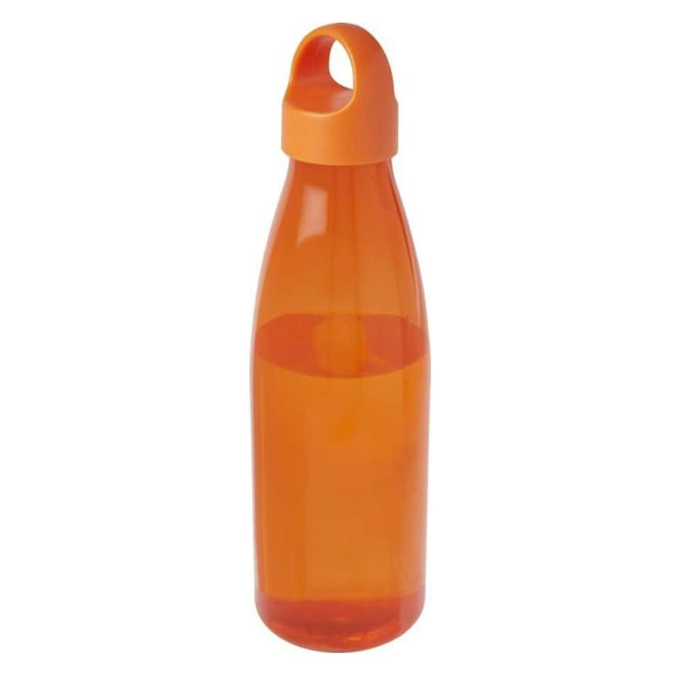 Bergen Recycled Plastic 800ml Water Bottle - Orange - One Size