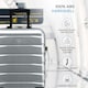 image 9 of Flight Knight Suitcase Set, Large Suitcase, Extra Large Suitcase, Cabin Suitcase 55x40x20cm - 60+ Airlines Approved - EasyJet, Jet2, Ryanair Priority Carry On Blue | Navy/Tan | Large