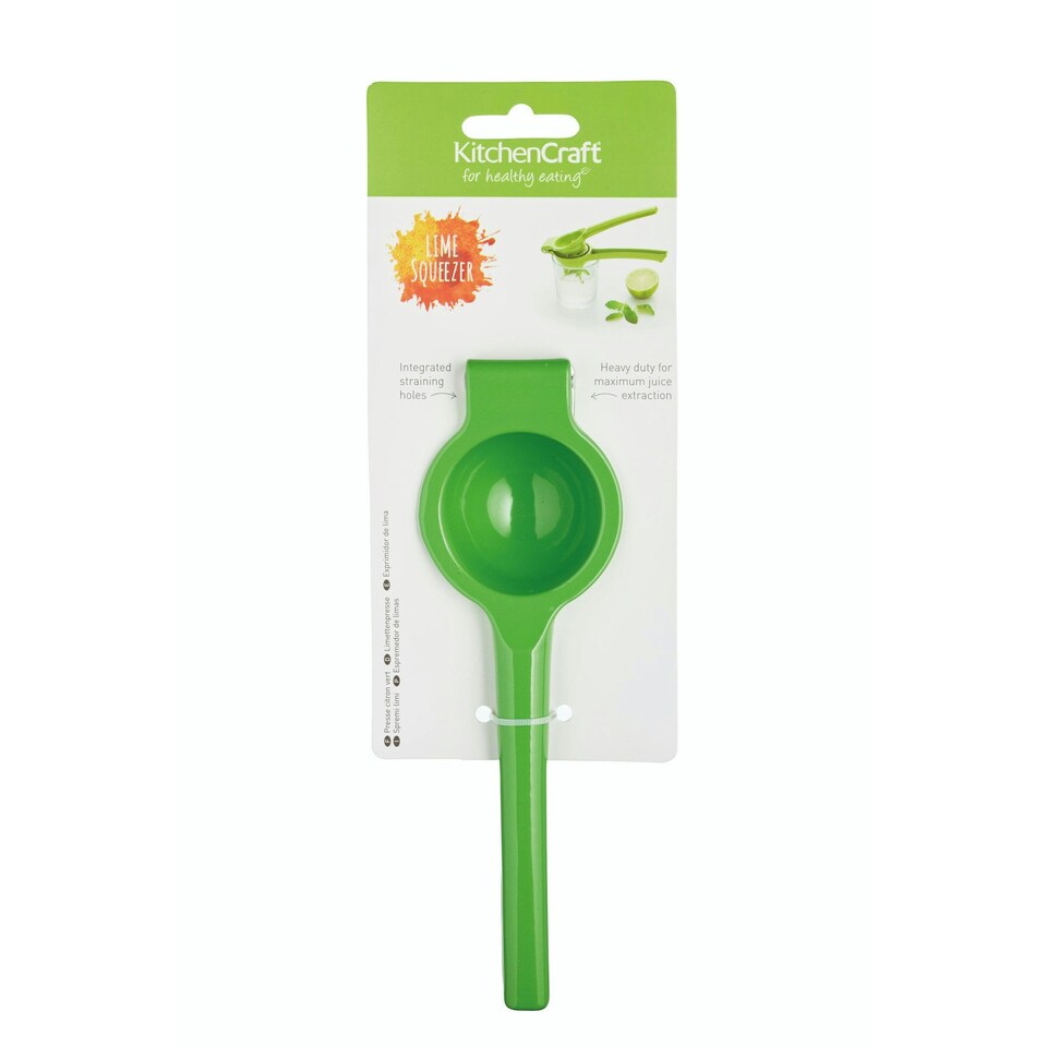 image 1 of KitchenCraft Lime Squeezer Green Plastic