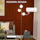 image 3 of HOMCOM Modern Tree Floor Lamp with 3 Light, for Living Room Bedroom, Gold