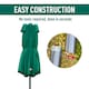 image 5 of Outsunny 4.6M Garden Patio Umbrella Canopy Parasol Sun Shade w/ Base Off White