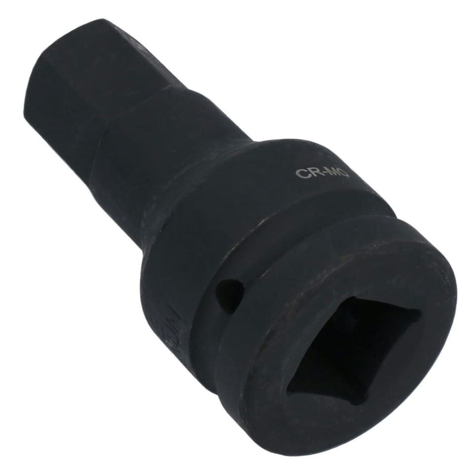 image 1 of 24mm 3/4" Drive Extra Deep Impact Hex Allen Key Socket Impacted 88mm Long
