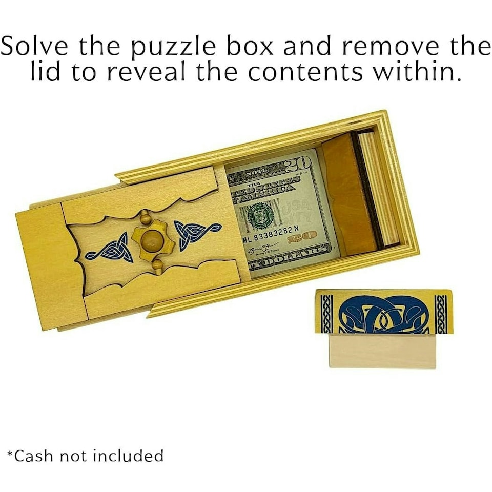 image 1 of True Genius Sea Chest Wooden Brainteaser Puzzle
