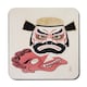 image 3 of 12 Piece Placemat Coaster Set With Designer Artwork And Wood Bottom