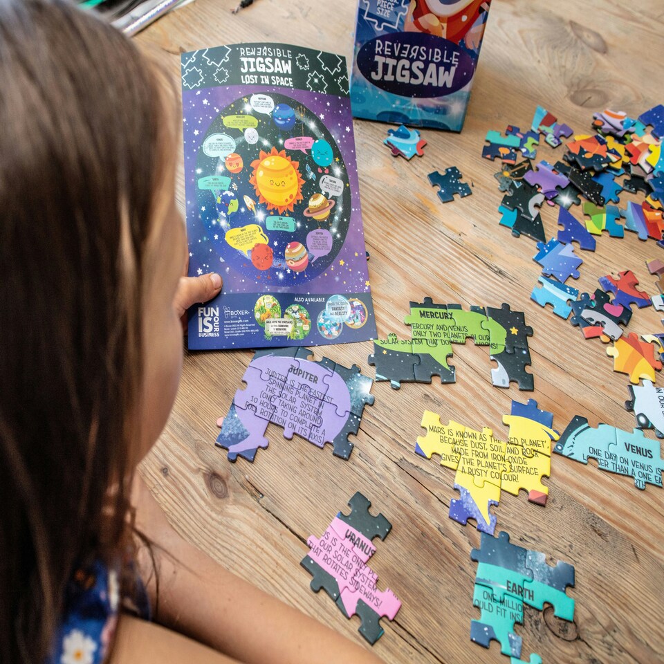 image 1 of Children's Reversible Jigsaws - Outer Space