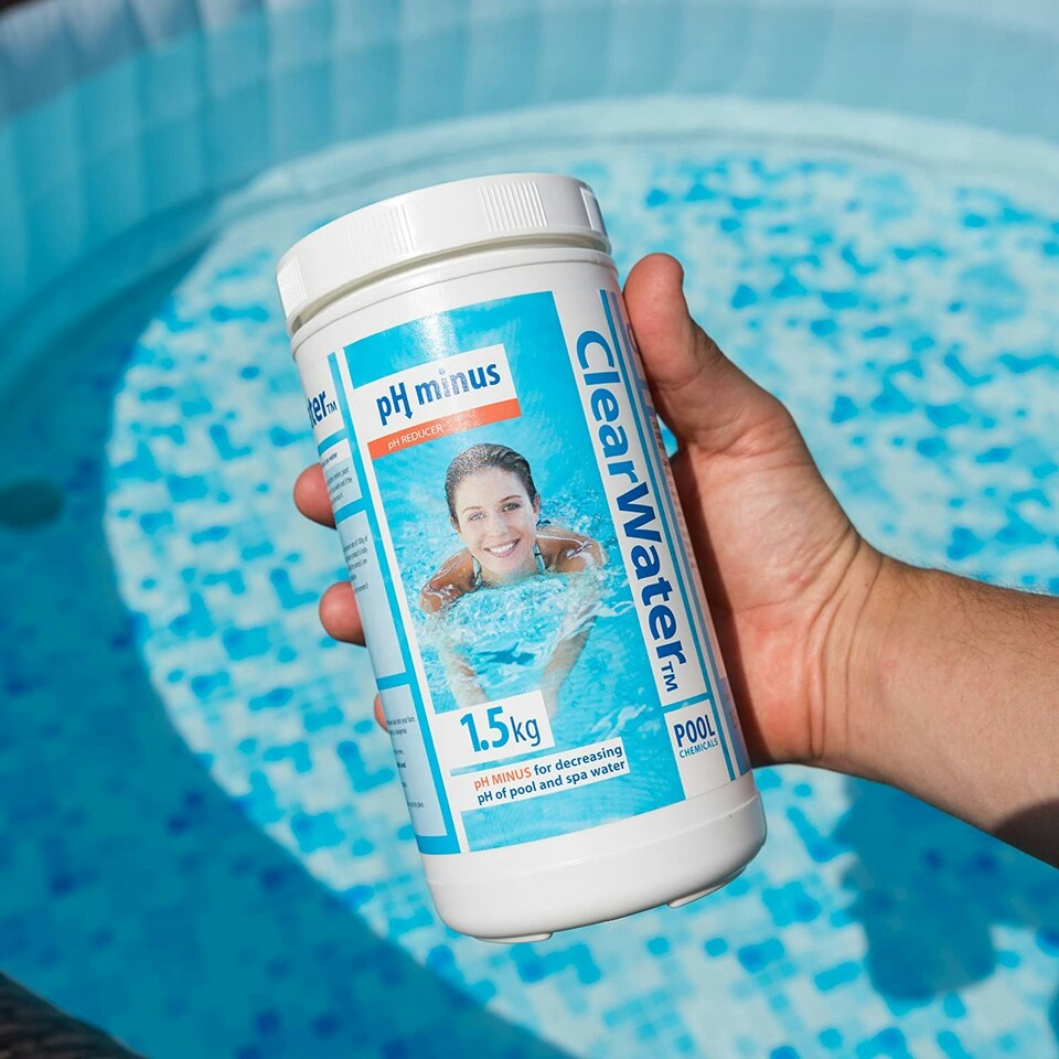 image 1 of Clearwater 1.5kg CH0008 PH Minus Decreaser for Swimming Pool and Spa Treatment