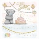 image 2 of Bear With Cake And Candle Sister Birthday Card