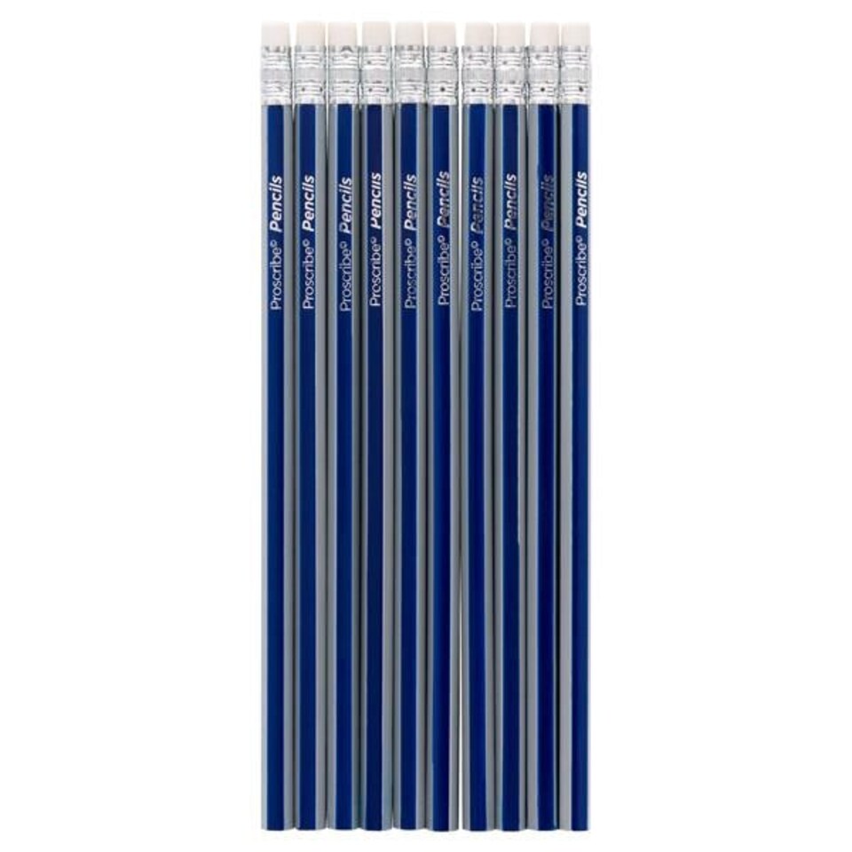 image 1 of Wallet of 10 Hb Rubber Tipped Pencils by Pro:scribe