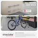 image 3 of Bike Rack, for ground or wall-mounting - for 3 Bikes