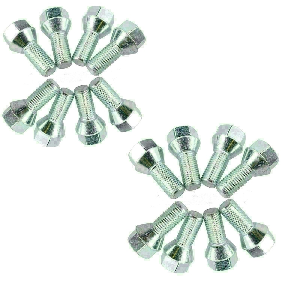 image 1 of 16 x M12 x 1.5 Trailer Wheel Stud Bolt for Ifor Williams P6E Knot