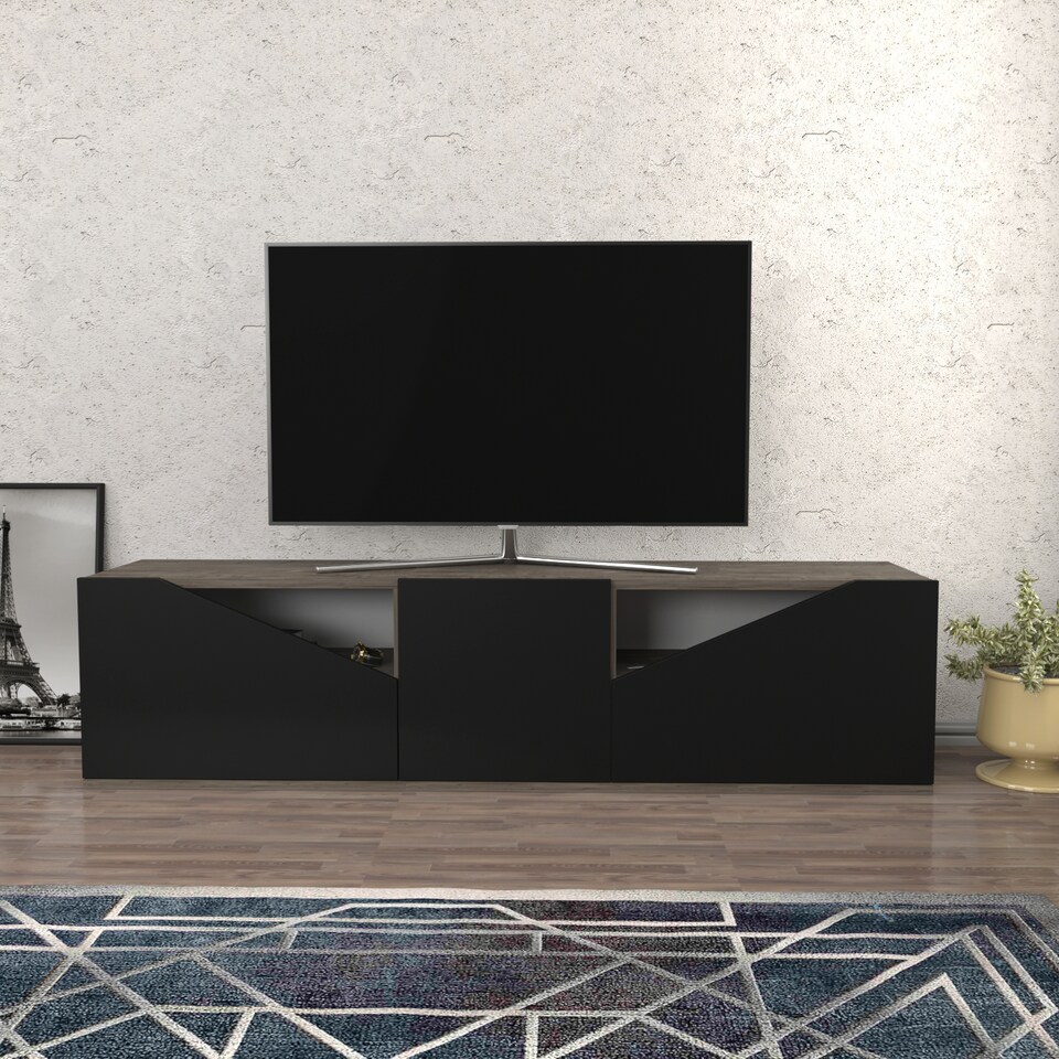 image 1 of Decorotika Carson TV Unit for TV's up to 72 inch