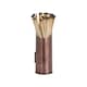 image 5 of Hill Interiors Three Piece Fire Wood Bucket Set - Copper - One Size