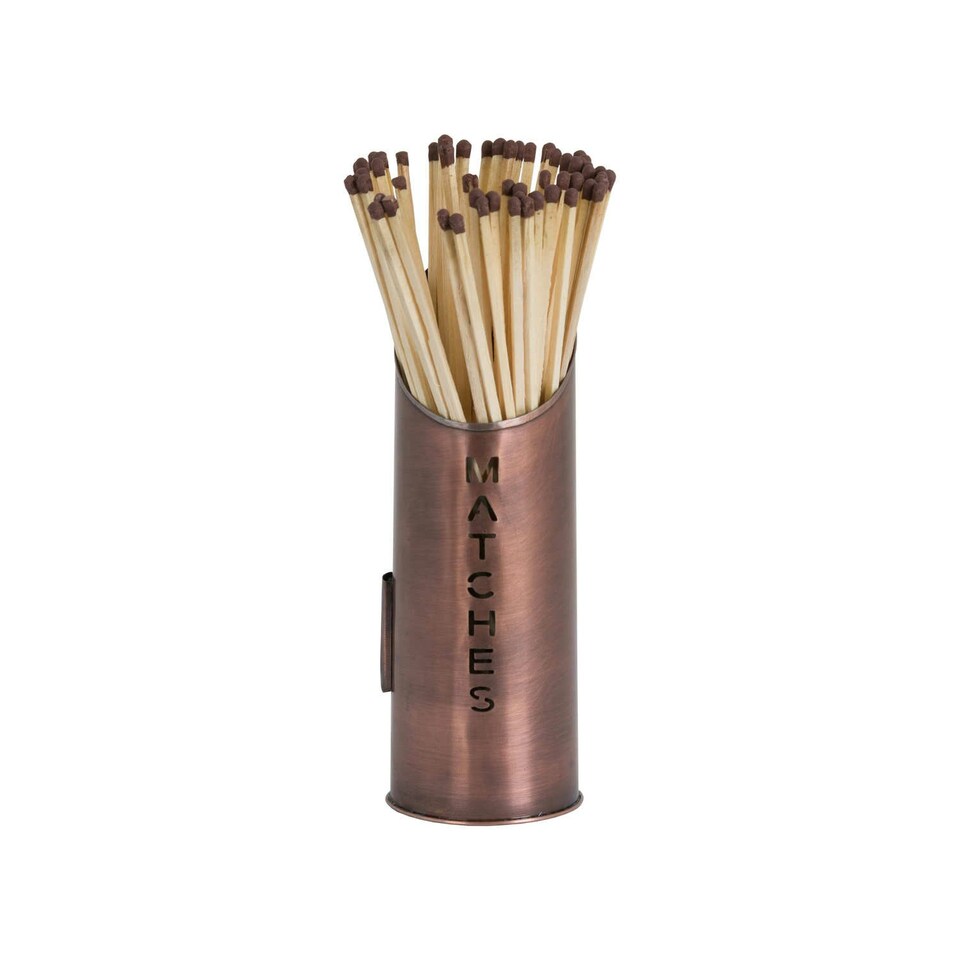 image 1 of Hill Interiors Three Piece Fire Wood Bucket Set - Copper - One Size