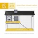 image 3 of PawHut Rabbit Hutch, Guinea Pig Hutch 2 Tiers Outdoor w/Tray & Ramp, Grey