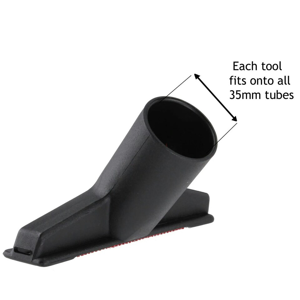 image 1 of SPARES2GO Telescopic Rod for Miele C2 C3 Cat & Dog S2111 S4000 S5000 S7000 Tool Kit 35mm Black
