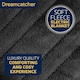 image 6 of Dreamcatcher Black Soft Microfleece Electric Blanket Heated Throw 160x120cm Black