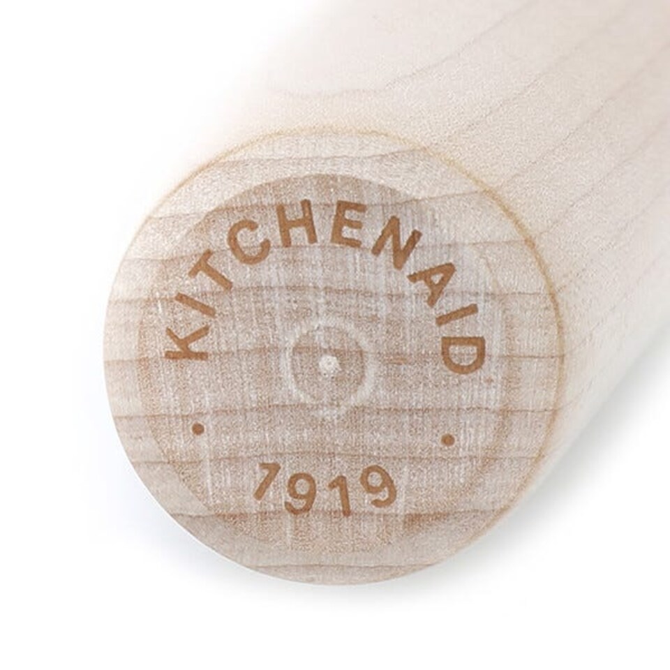 image 1 of KitchenAid Maple Wood Tapered Rolling Pin