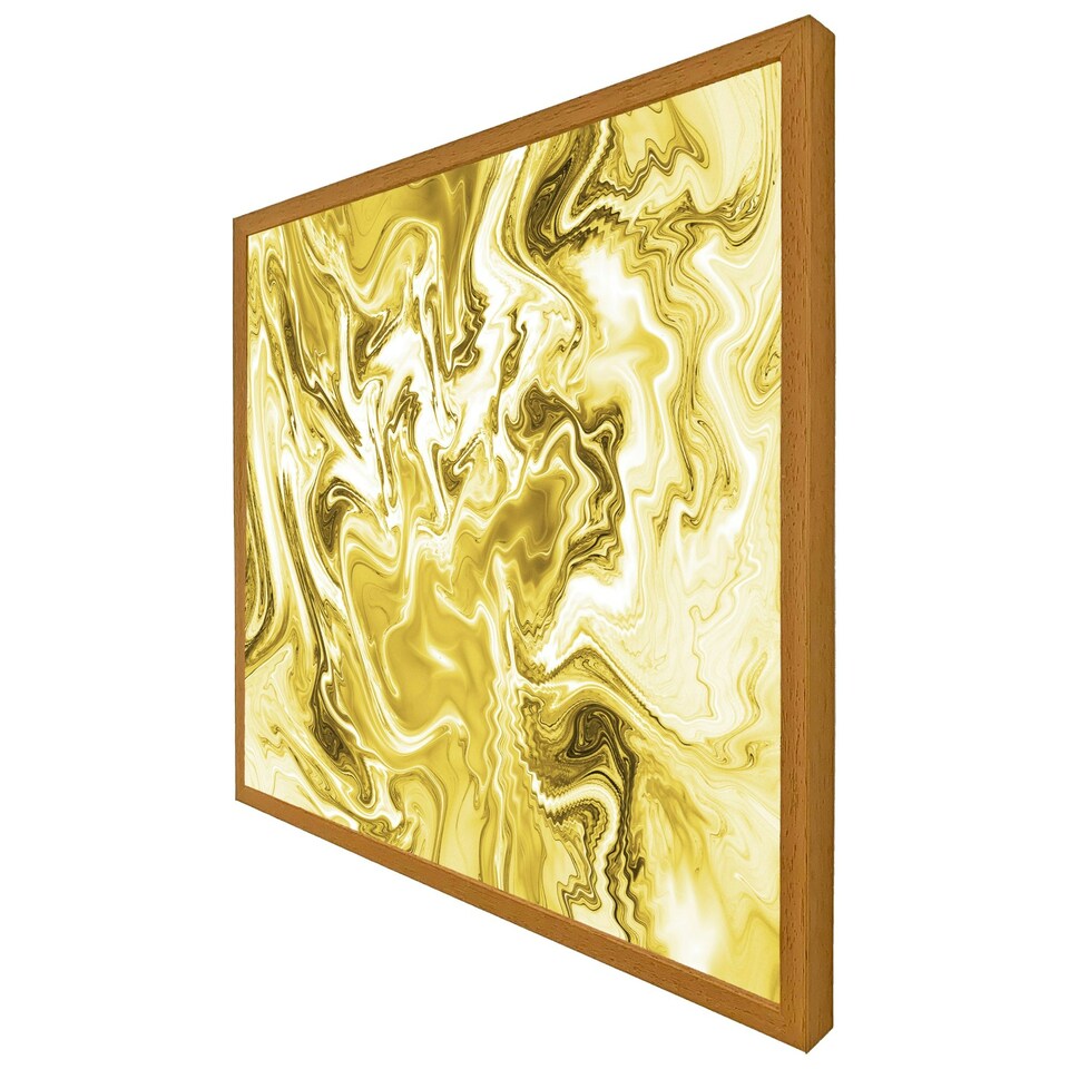 image 1 of Golden swirled marble (Picture Frame) Brown | XS