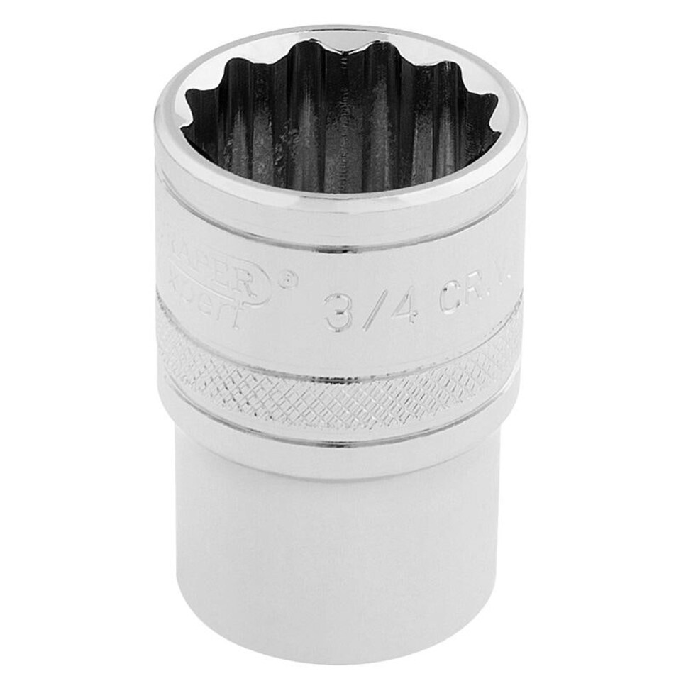 3/4"Af 12Pt Socket 1/2Dr Pckd - 33660