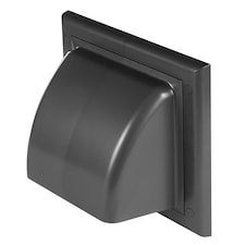 100mm Grey Vents Ventilation Grate Covering Return Flap ABS Outer Cover | Grey